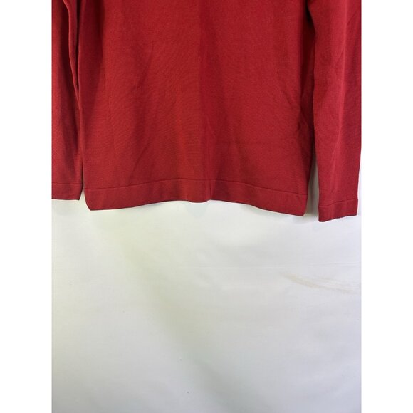 Vintage 80s Givenchy Sport Womens Medium Stitched Monogram Turtleneck Shirt - Picture 2 of 6